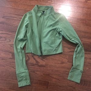 Balance Cropped Zip Up